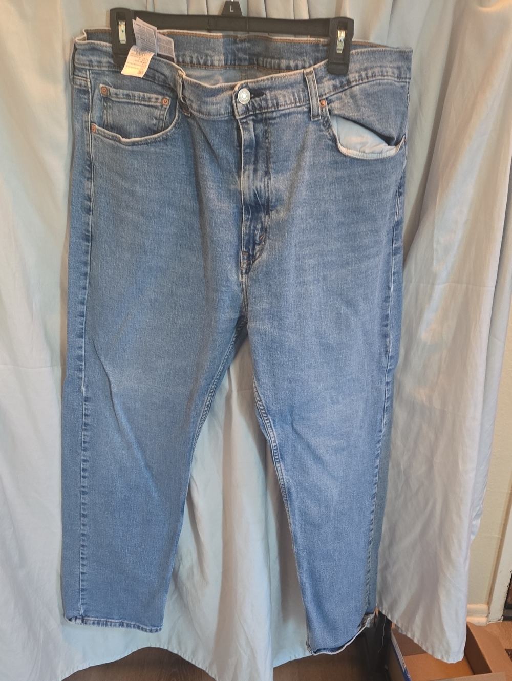 Levi's 505 Light Blue Relaxed Straight Jeans